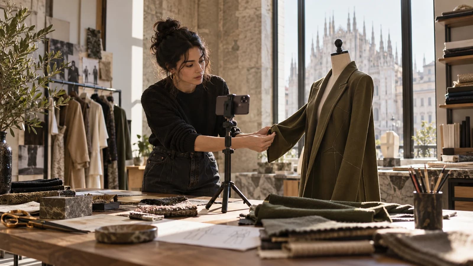 Parcerias com marcas na Itália: apresente demonstrações de moda e artesanato