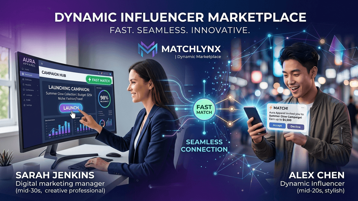 Correspondência instantânea entre marcas e criadores com a Influencer Marketplace (2026)