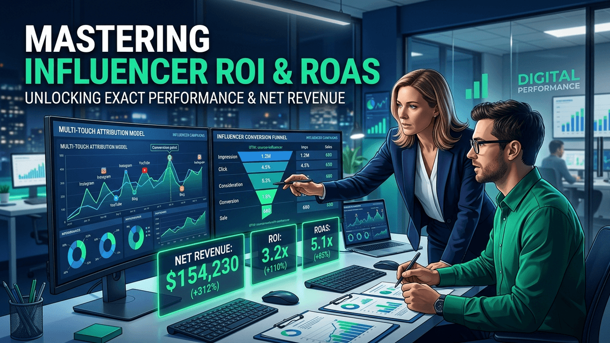 Como medir o ROI e o ROAS do marketing de influência: guia para marcas