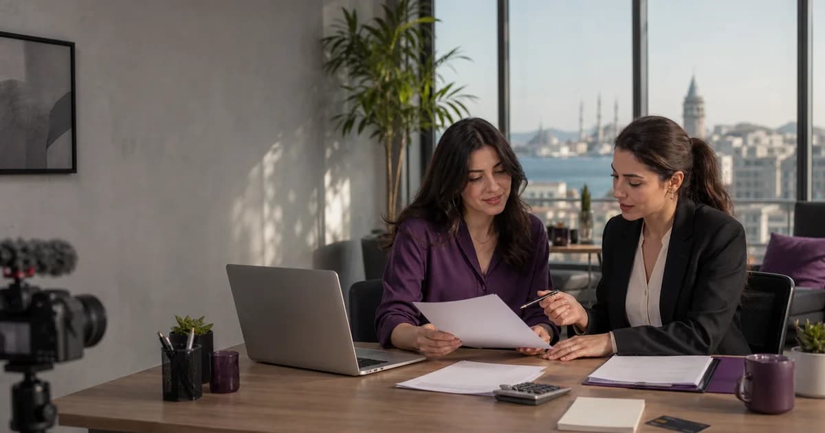 Isenção fiscal para influenciadores na Türkiye em 2026: certificado e conta bancária